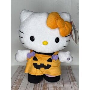 2025 Hello Kitty Pumpkins 12” Halloween Greeter NWT